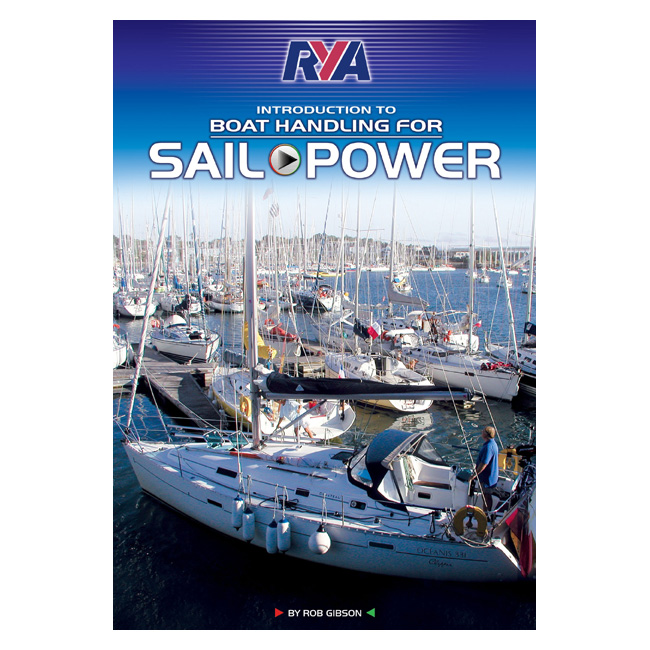 Picture of front of RYA book Boat Handling for Sail and Power