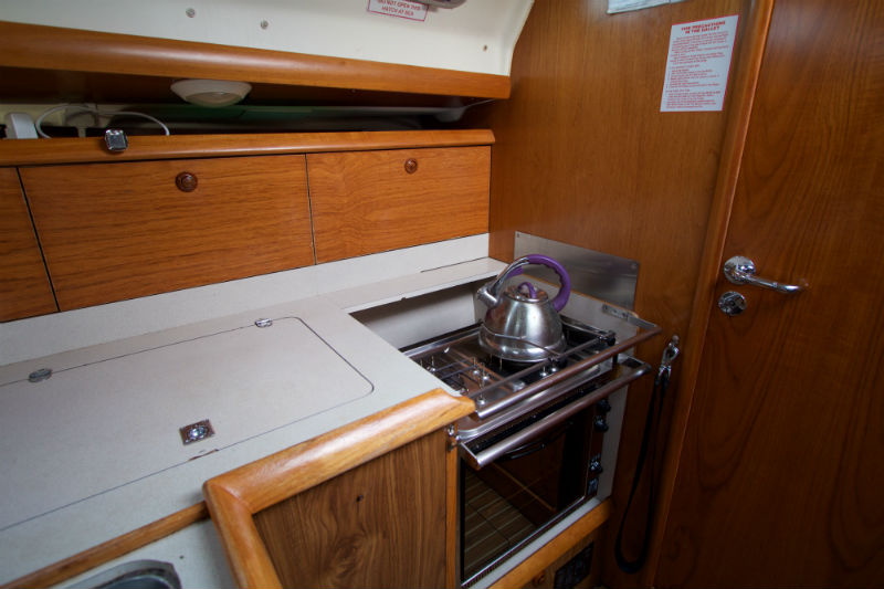 Photo of galley on Nomad 1 Jeanneau Sunfast 37